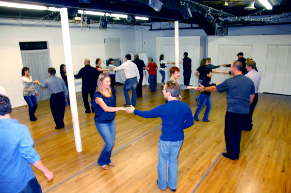 West Coast Swing dance class at Dance Dimensions in Norwalk, CT
